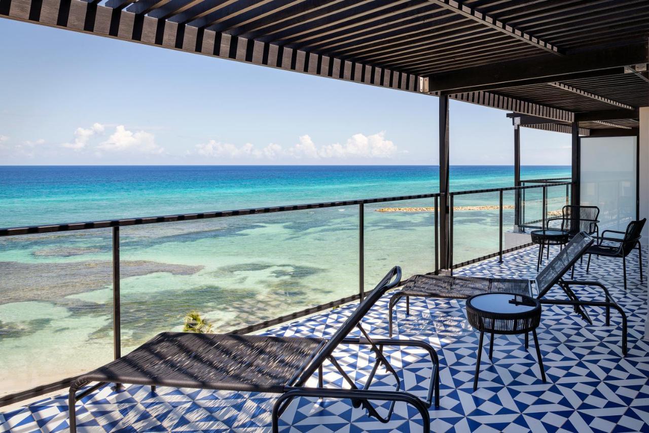 Hotel Ocean Eden Bay (Adults Only) Spring Rises Exteriér fotografie Ocean view from a room at the Iberostar Grand Hotel Bávaro