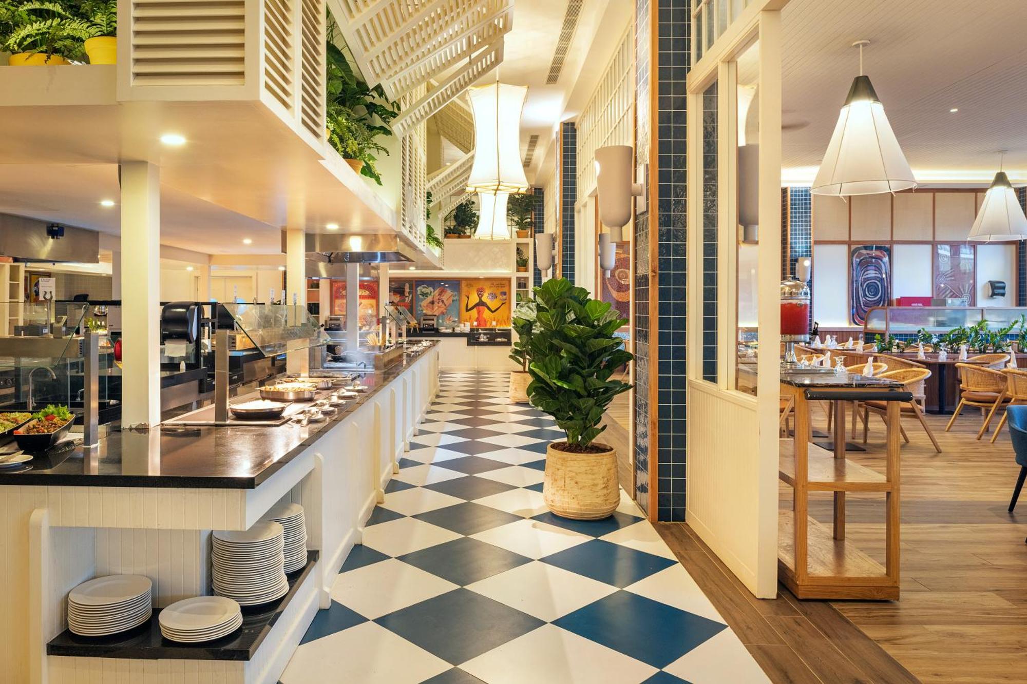 Hotel Ocean Eden Bay (Adults Only) Spring Rises Exteriér fotografie The restaurant